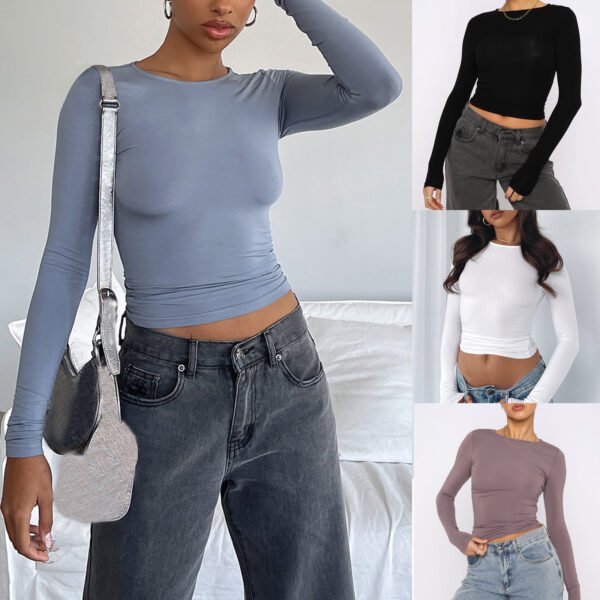 Women’s Slim Fit Long Sleeve Pullover