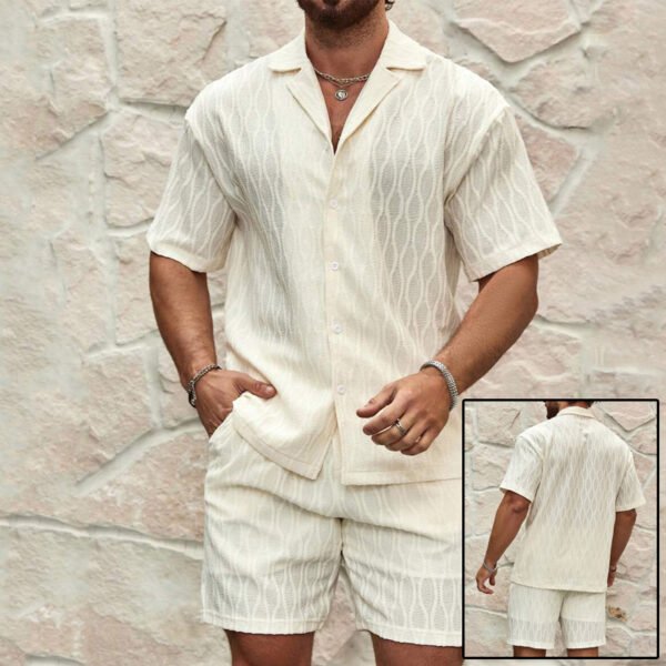 Men's Summer Tracksuit Set – Shirt & Shorts